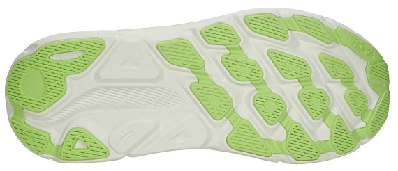 Кроссовки мужские Hoka Clifton 9 Solar Flare/Lettuce - Фото 2 большая