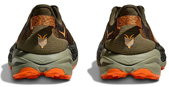 Кроссовки мужские Hoka Speedgoat 6 Оранжевый/Золотистый - Фото 5 большая