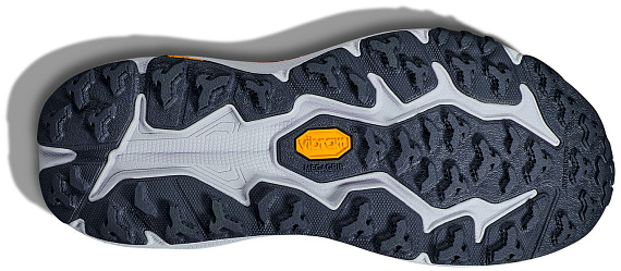 Кроссовки мужские Hoka Speedgoat 6 Серо-Голубой/Чёрный/Красный - Фото 2 большая