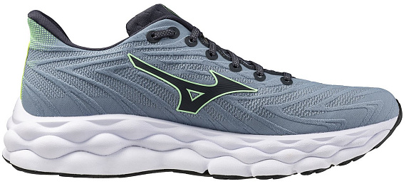 Кроссовки Mizuno Wave Sky 8 Citadel/India ink/Neo Min - Фото 5 большая