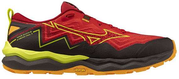 Кроссовки мужские Mizuno Wave Daichi 9 HighRiskRed/EvePrimrose/BMarig - Фото 1 большая