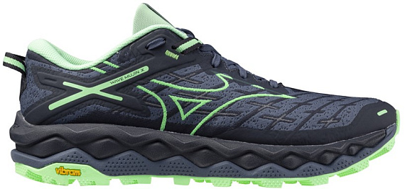 Кроссовки мужские Mizuno Wave Mujin 10 VintageIndigo/NeoMint/IndiaInk - Фото 1 большая