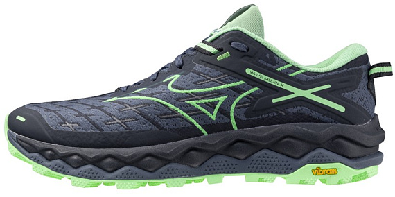 Кроссовки мужские Mizuno Wave Mujin 10 VintageIndigo/NeoMint/IndiaInk - Фото 2 большая