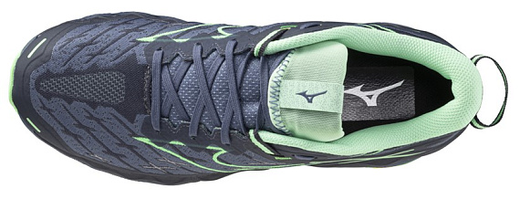 Кроссовки мужские Mizuno Wave Mujin 10 VintageIndigo/NeoMint/IndiaInk - Фото 5 большая