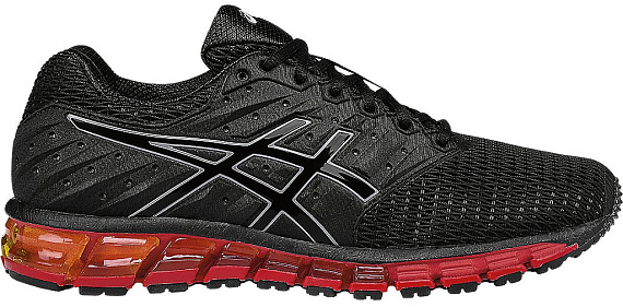 Кроссовки мужские ASICS Gel-Quantum 180 2 Black/Onyx/Vermilion - Фото 1 большая