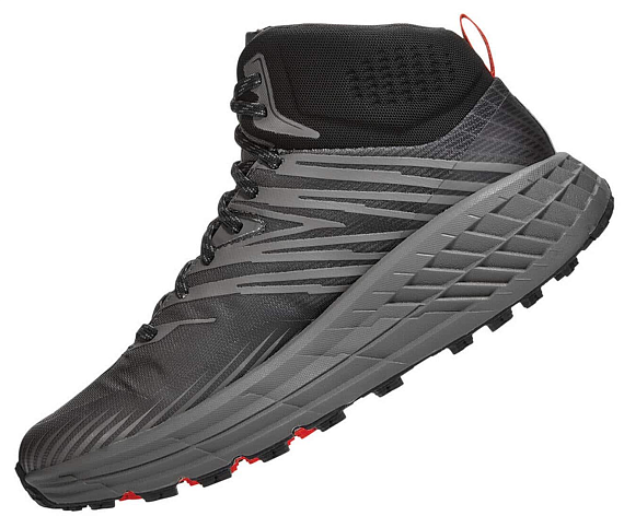 Кроссовки мужские Hoka Speedgoat Mid 2 GTX Anthracite/Dark Gull Grey - Фото 4 большая