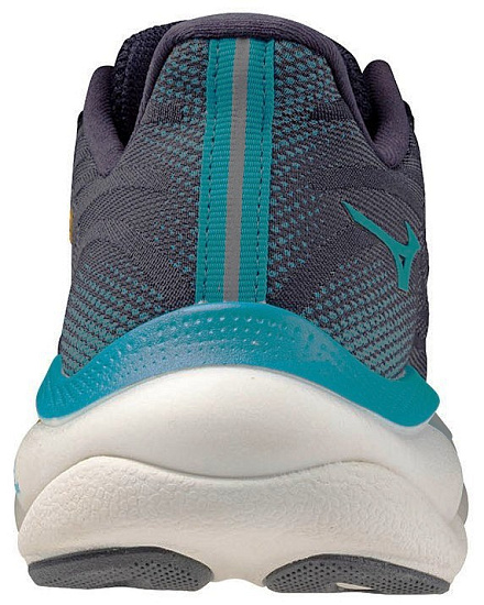 Кроссовки мужские Mizuno Wave Sky 9 Baritone Blue/Citrus/Capri Bre - Фото 3 большая