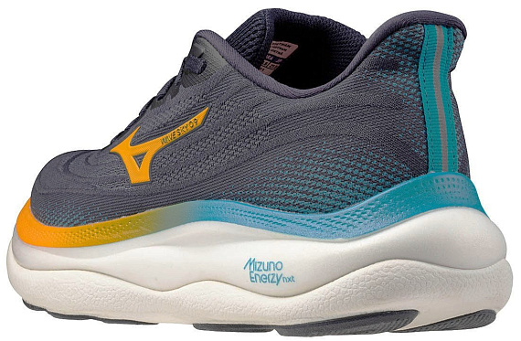 Кроссовки мужские Mizuno Wave Sky 9 Baritone Blue/Citrus/Capri Bre - Фото 5 большая