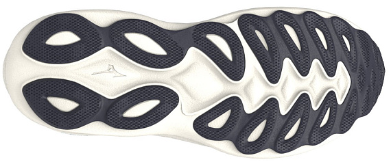 Кроссовки мужские Mizuno Wave Sky 9 Baritone Blue/Citrus/Capri Bre - Фото 2 большая