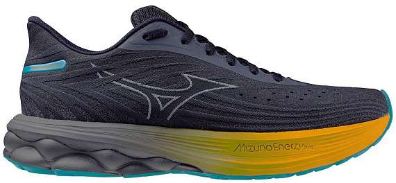 Кроссовки мужские Mizuno Wave Skyrise 6 Odyssey Gray/Icelandic Blue/Ci - Фото 1 большая