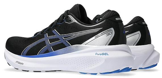 Кроссовки мужские ASICS Gel-Kayano 30 Black/Illusion Blue - Фото 3 большая