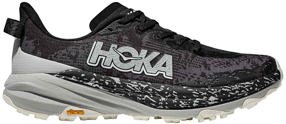 Кроссовки мужские Hoka Speedgoat 6 Black/Stardust - Фото 1 большая