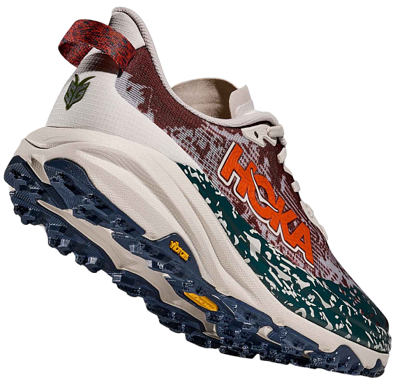 Кроссовки мужские Hoka Speedgoat 6 Putty/Blue Twilight - Фото 3 большая