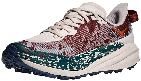 Кроссовки мужские Hoka Speedgoat 6 Putty/Blue Twilight - Фото 4 большая