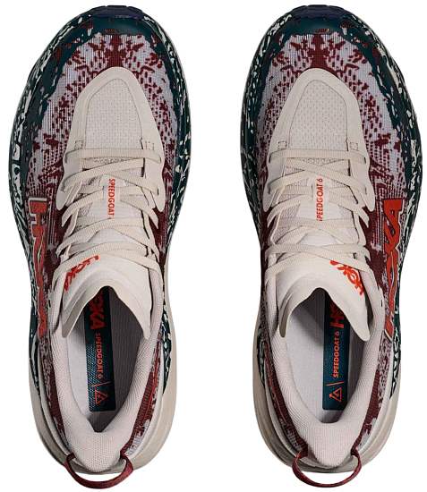 Кроссовки мужские Hoka Speedgoat 6 Putty/Blue Twilight - Фото 5 большая