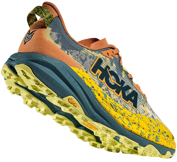 Кроссовки мужские Hoka Speedgoat 6 Terra Cotta/Mountain Fog - Фото 3 большая