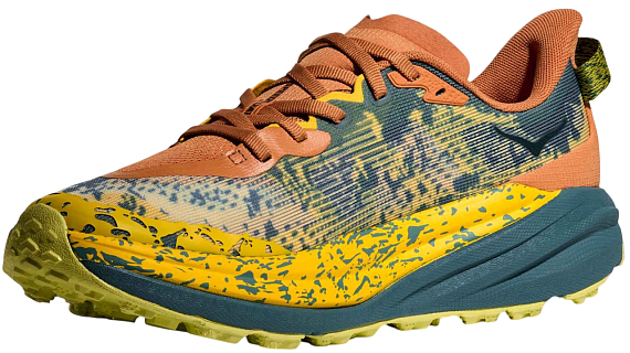 Кроссовки мужские Hoka Speedgoat 6 Terra Cotta/Mountain Fog - Фото 4 большая