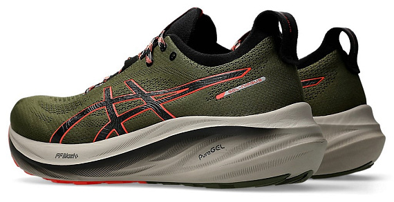Кроссовки мужские ASICS Gel-Nimbus 26 Tr Nature Bathing/Red Snapper - Фото 3 большая