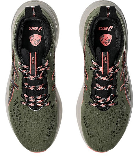Кроссовки мужские ASICS Gel-Nimbus 26 Tr Nature Bathing/Red Snapper - Фото 4 большая