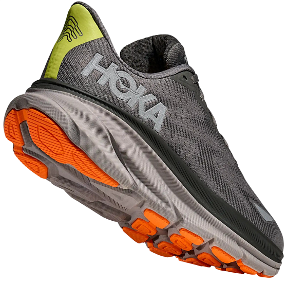 Кроссовки мужские Hoka Clifton 9 Gtx Asphalt Grey/Gravel - Фото 4 большая