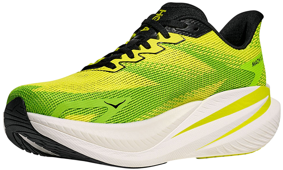 Кроссовки мужские Hoka Mach X 3 Neon Hoka Citrus/Neon Lime - Фото 6 большая