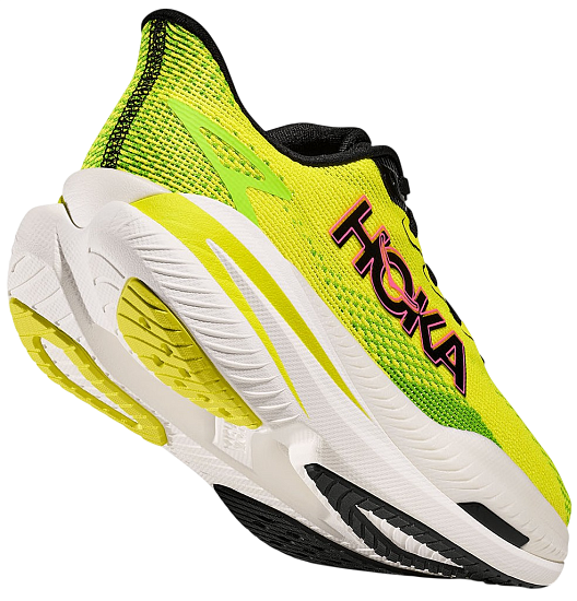 Кроссовки мужские Hoka Mach X 3 Neon Hoka Citrus/Neon Lime - Фото 5 большая