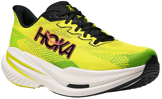 Кроссовки мужские Hoka Mach X 3 Neon Hoka Citrus/Neon Lime - Фото 3 большая