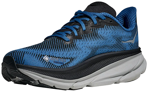 Кроссовки мужские Hoka Clifton 9 Gtx Black/Foggy Night - Фото 3 большая