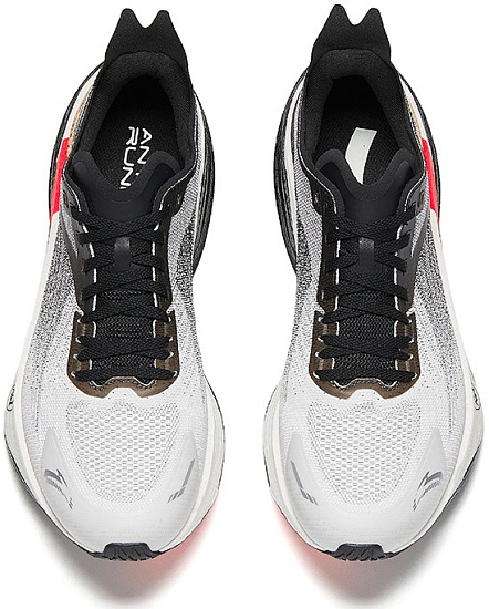 Кроссовки мужские Anta Rocket 7 Pro Paper White/Black/Orange - Фото 2 большая