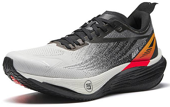 Кроссовки мужские Anta Rocket 7 Pro Paper White/Black/Orange - Фото 4 большая