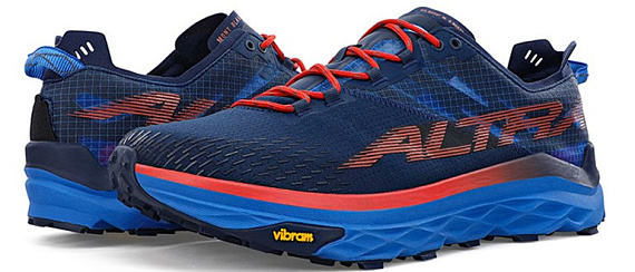 Кроссовки мужские Altra Mont Blanc Blue/Red - Фото 4 большая