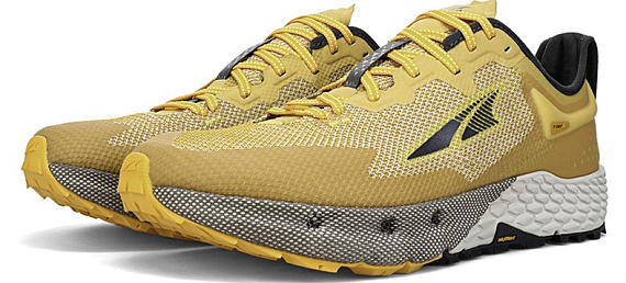 Кроссовки мужские Altra Timp 4 Gray/Yellow - Фото 4 большая