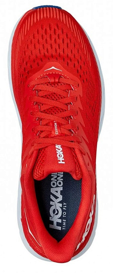 Кроссовки мужские Hoka Clifton 7 Wide Fiesta/White - Фото 5 большая