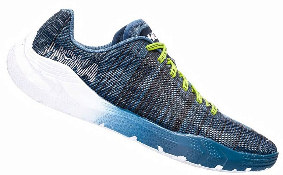Кроссовки мужские Hoka Evo Rehi Citrus/Cyan - Фото 2 большая