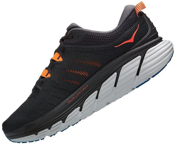 Кроссовки мужские Hoka Gaviota 3 Black/Castlerock - Фото 3 большая