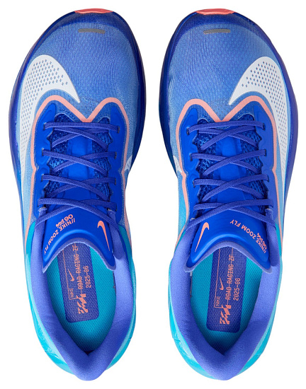 Кроссовки Nike Zoom Fly 6 Racer Blue/White/Blue Lightning/Atomic Pink/Indigo Burst/Lt Ultramarine - Фото 3 большая