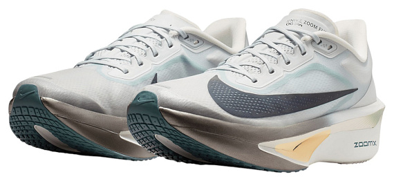 Кроссовки Nike Zoom Fly 6 Pure Platinum/Dk Obsidian/Grey Fog/Ice Peach/Spruce Aura/Mtlc Pewter - Фото 8 большая