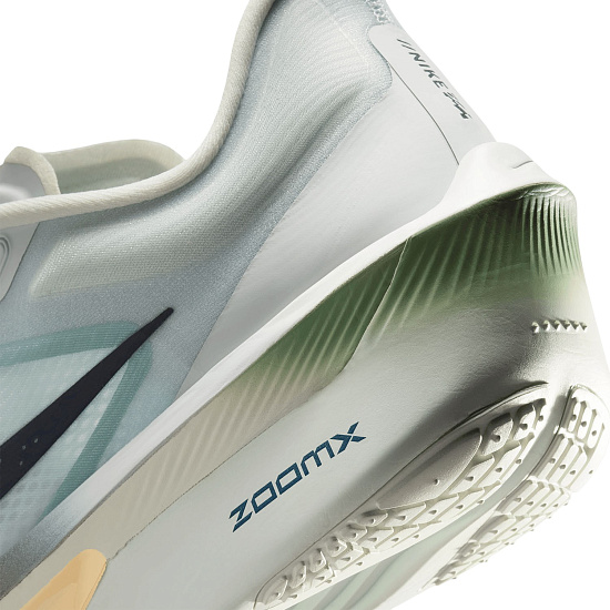 Кроссовки Nike Zoom Fly 6 Pure Platinum/Dk Obsidian/Grey Fog/Ice Peach/Spruce Aura/Mtlc Pewter - Фото 4 большая
