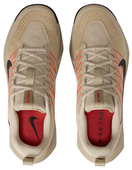 Кроссовки мужские Nike ReactX Wildhorse 10 Linen/Tough Red/Lt Crimson/Pure Platinum - Фото 3 большая