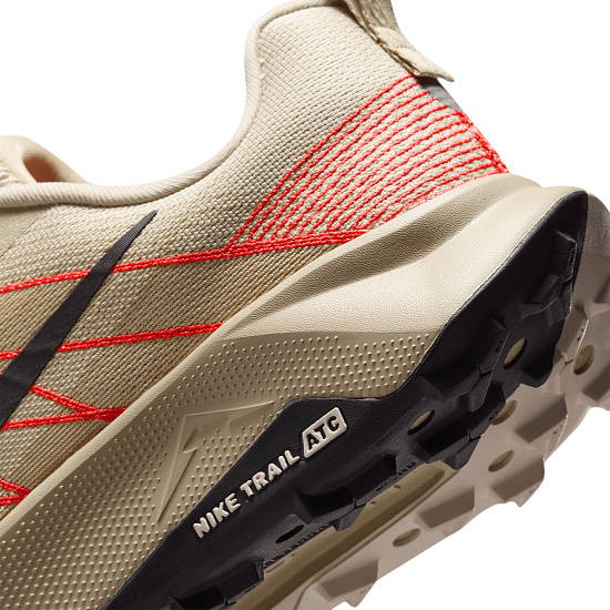 Кроссовки мужские Nike ReactX Wildhorse 10 Linen/Tough Red/Lt Crimson/Pure Platinum - Фото 5 большая
