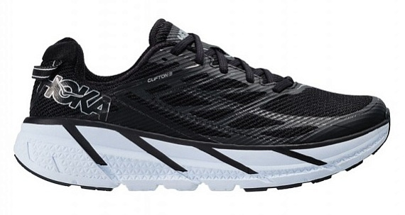 Кроссовки мужские Hoka Clifton 3 Black/Anthracite - Фото 2 большая