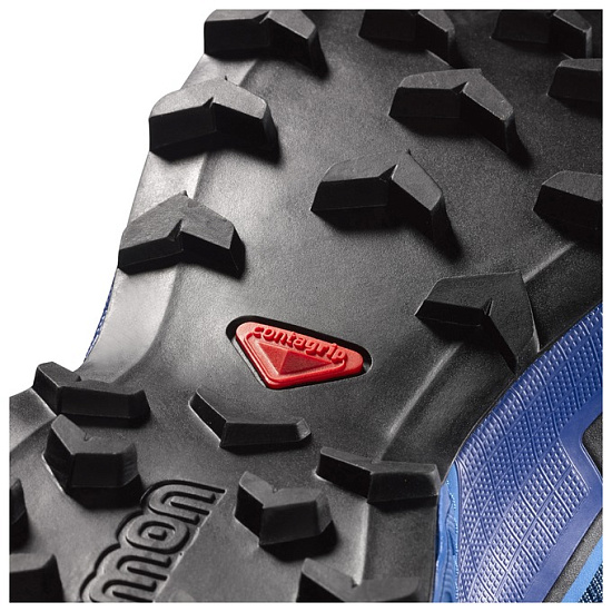 Кроссовки мужские Salomon Speedcross 4 CS Blue Depth/Bright Blue/Black - Фото 2 большая