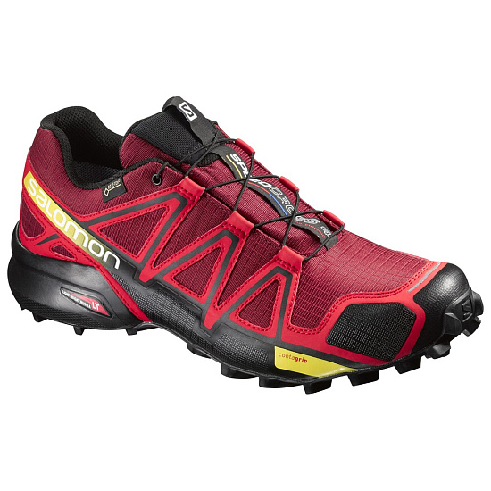 Кроссовки мужские Salomon Speedcross 4 GTX Brique-x/Radiant Red/Black - Фото 1 большая