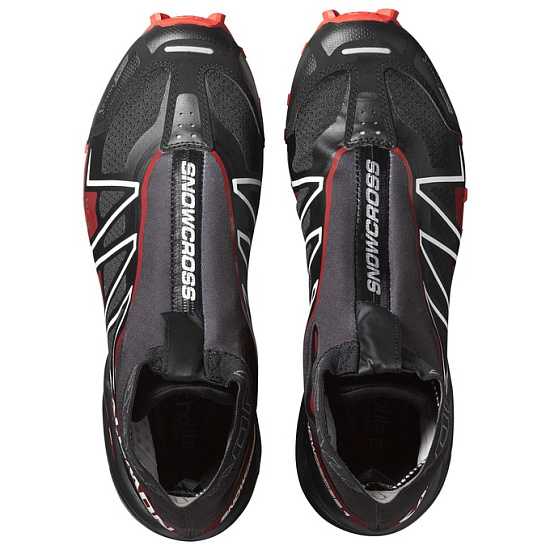 Кроссовки мужские Salomon Snowcross CS Black/RadiantRed/White - Фото 3 большая