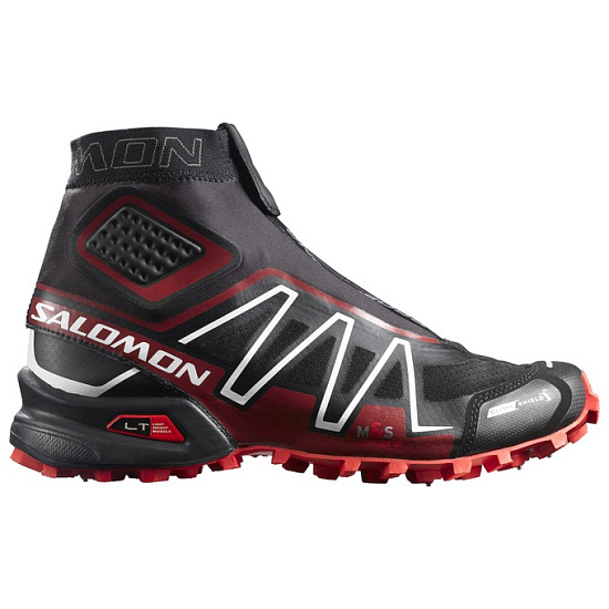 Кроссовки мужские Salomon Snowcross CS Black/RadiantRed/White - Фото 6 большая