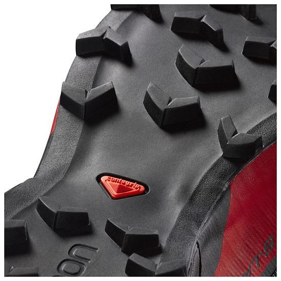 Кроссовки мужские Salomon S-Lab Speedcross Black/Racing Red - Фото 2 большая