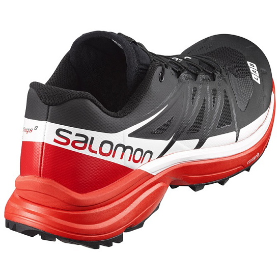 Кроссовки мужские Salomon S-Lab Wings 8 SG Black/Red/White - Фото 5 большая