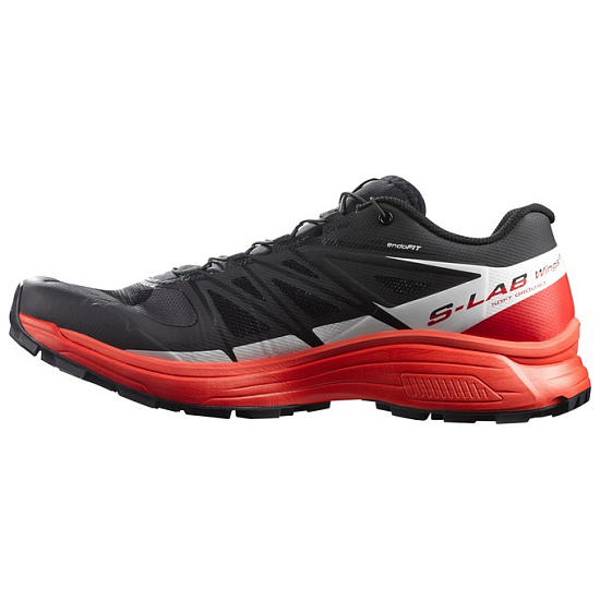 Кроссовки мужские Salomon S-Lab Wings 8 SG Black/Red/White - Фото 6 большая
