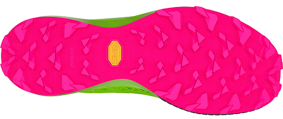 Кроссовки мужские Dynafit Sky Dna Black Out/Fluo Yellow - Фото 2 большая