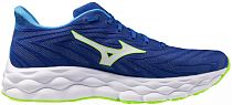 Кроссовки Mizuno Wave Sky 8 Reflex Blue C/White/Green Geck